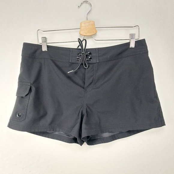 Jag Jeans Shorts Jag Shorts Womens Large Black Board Swim Cargo